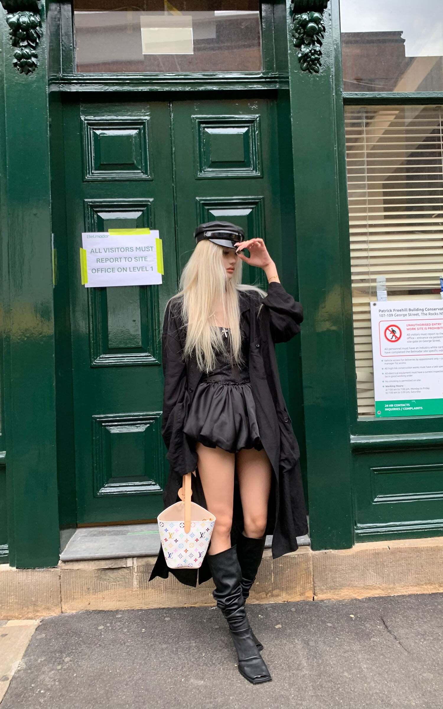 Rase le sol Sculpted Corset Dress with Crystal Bow Rase le sol Sculpted Corset Dress with Crystal Bow