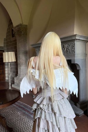 Rase le sol Sculptural Angel Wing Convertible Backpack & Crossbody