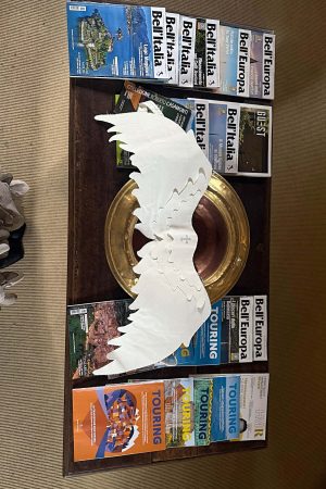 Rase le sol Sculptural Angel Wing Convertible Backpack & Crossbody