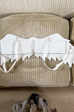 Rase le sol Sculptural Angel Wing Convertible Backpack & Crossbody