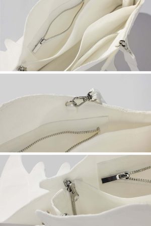 Rase le sol Sculptural Angel Wing Convertible Backpack & Crossbody