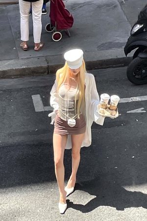 Rase le sol Structured Waist Tank Dual Paneled Silhouette