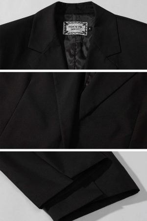 Rase le sol Suit Set Relaxed Straight Pants and Structured Blazer