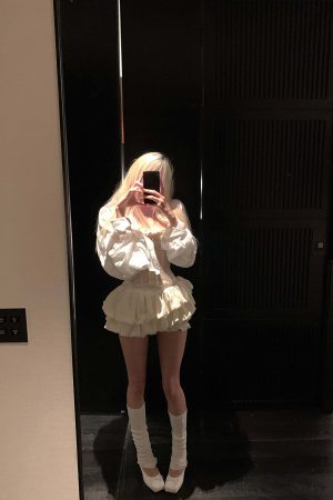 Rase le sol Tiered Volume Sculptural Skirt