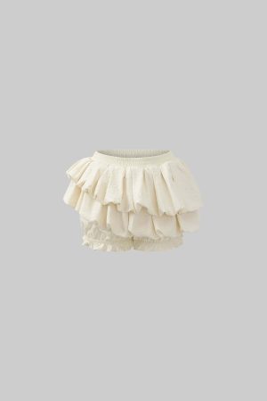 Rase le sol Tiered Volume Sculptural Skirt