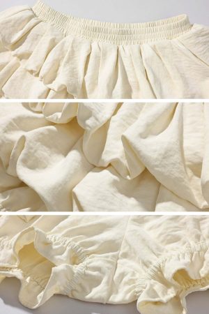 Rase le sol Tiered Volume Sculptural Skirt