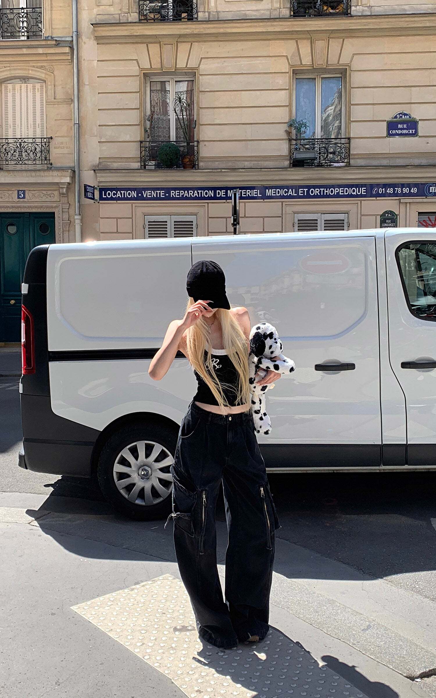 Rase le sol Two-Tone Ribbed Knit Tank Top Rase le sol Two-Tone Ribbed Knit Tank Top