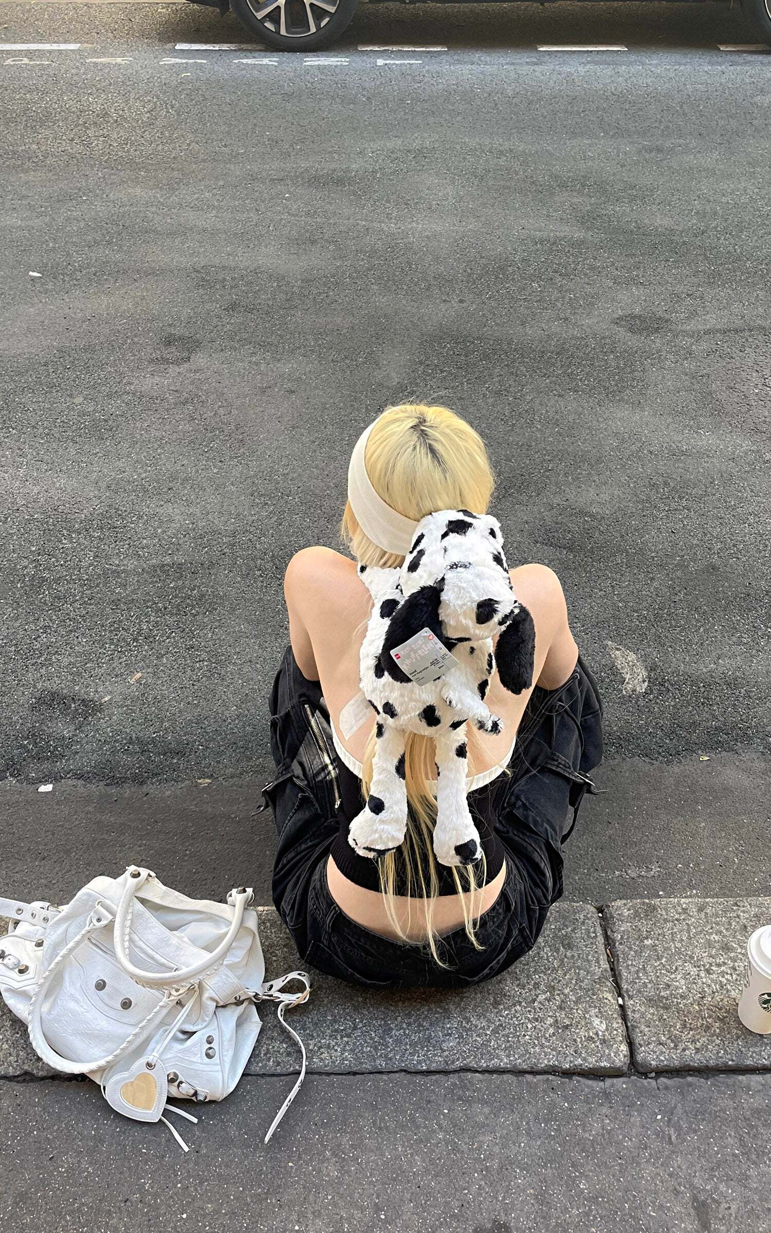 Rase le sol Two-Tone Ribbed Knit Tank Top Rase le sol Two-Tone Ribbed Knit Tank Top