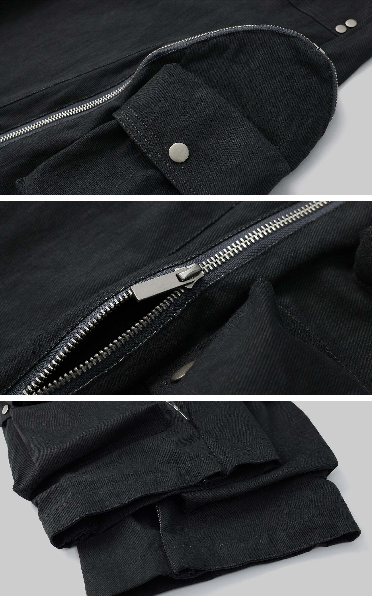 Rase le sol Utility Pocket Wide-Leg Cargo Pants Rase le sol Utility Pocket Wide-Leg Cargo Pants