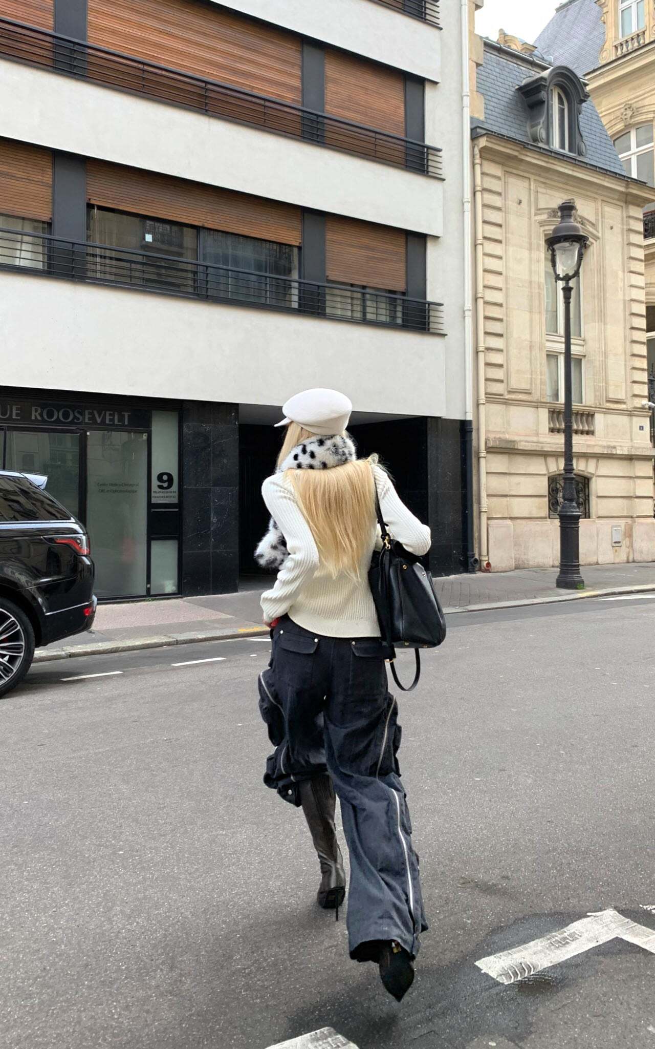 Rase le sol Utility Pocket Wide-Leg Cargo Pants Rase le sol Utility Pocket Wide-Leg Cargo Pants