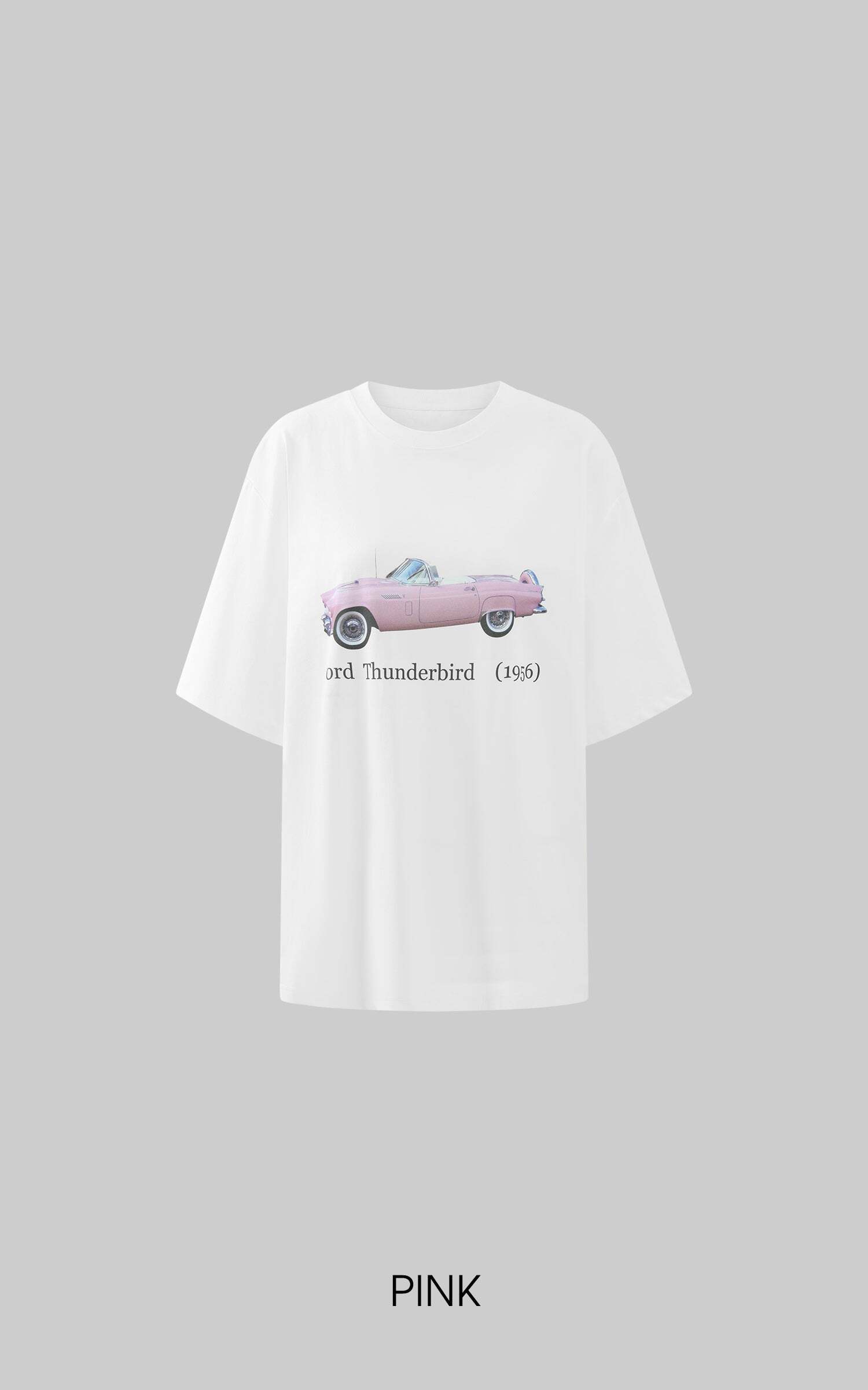 Rase le sol Vintage Convertible Car Graphic Oversized Gender-Neutral T-Shirt Rase le sol Vintage Convertible Car Graphic Oversized Gender-Neutral T-Shirt