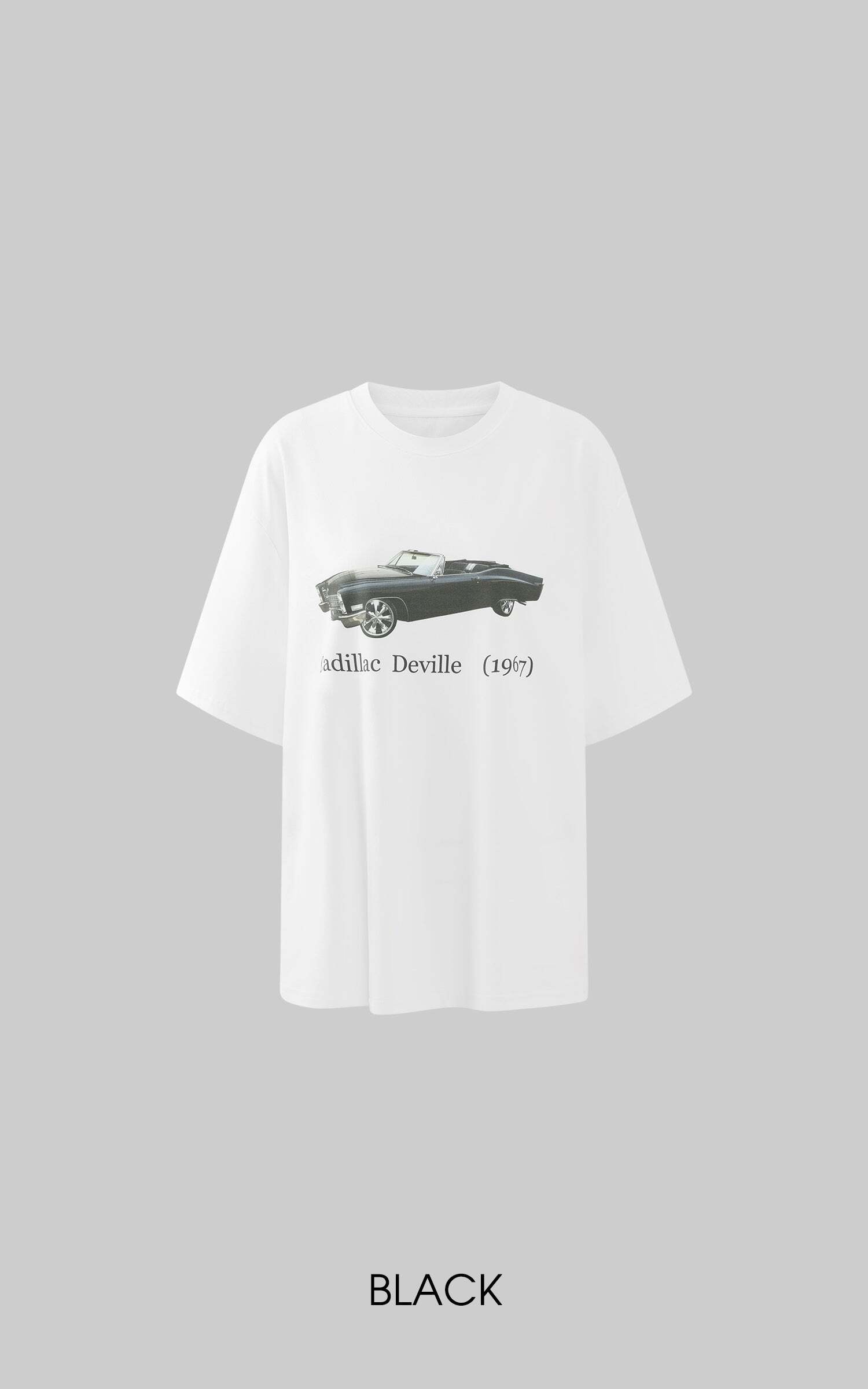 Rase le sol Vintage Convertible Car Graphic Oversized Gender-Neutral T-Shirt Rase le sol Vintage Convertible Car Graphic Oversized Gender-Neutral T-Shirt