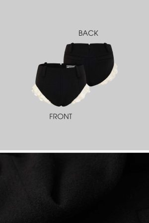 Rase le sol Waist-Tied Wool Blazer & Shorts Set