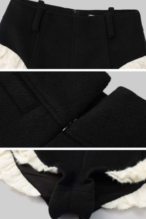 Rase le sol Waist-Tied Wool Blazer & Shorts Set