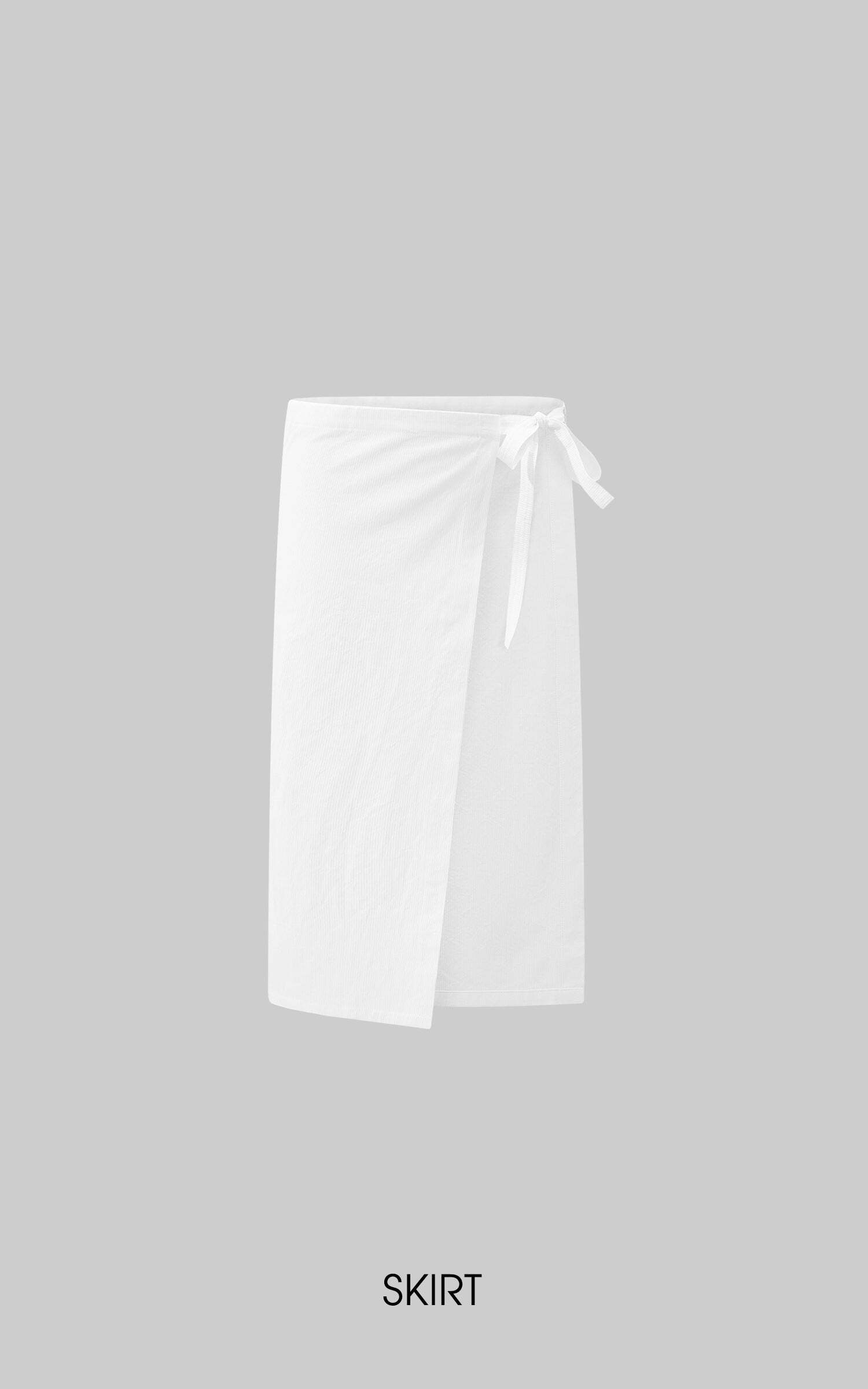Rase le sol White Split Hem Utility Pants Rase le sol White Split Hem Utility Pants
