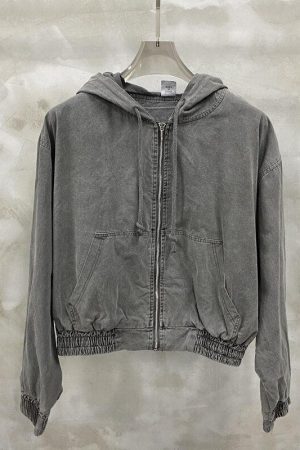 Retro Zip-Up Hoodie