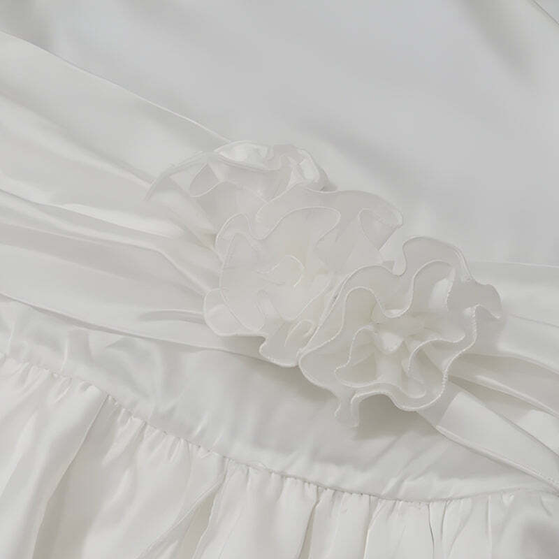 Rose Satin Backless Mini Dress Rose Satin Backless Mini Dress