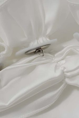 Rose Satin Backless Mini Dress