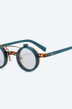 Round Flip-Up Sunglasses