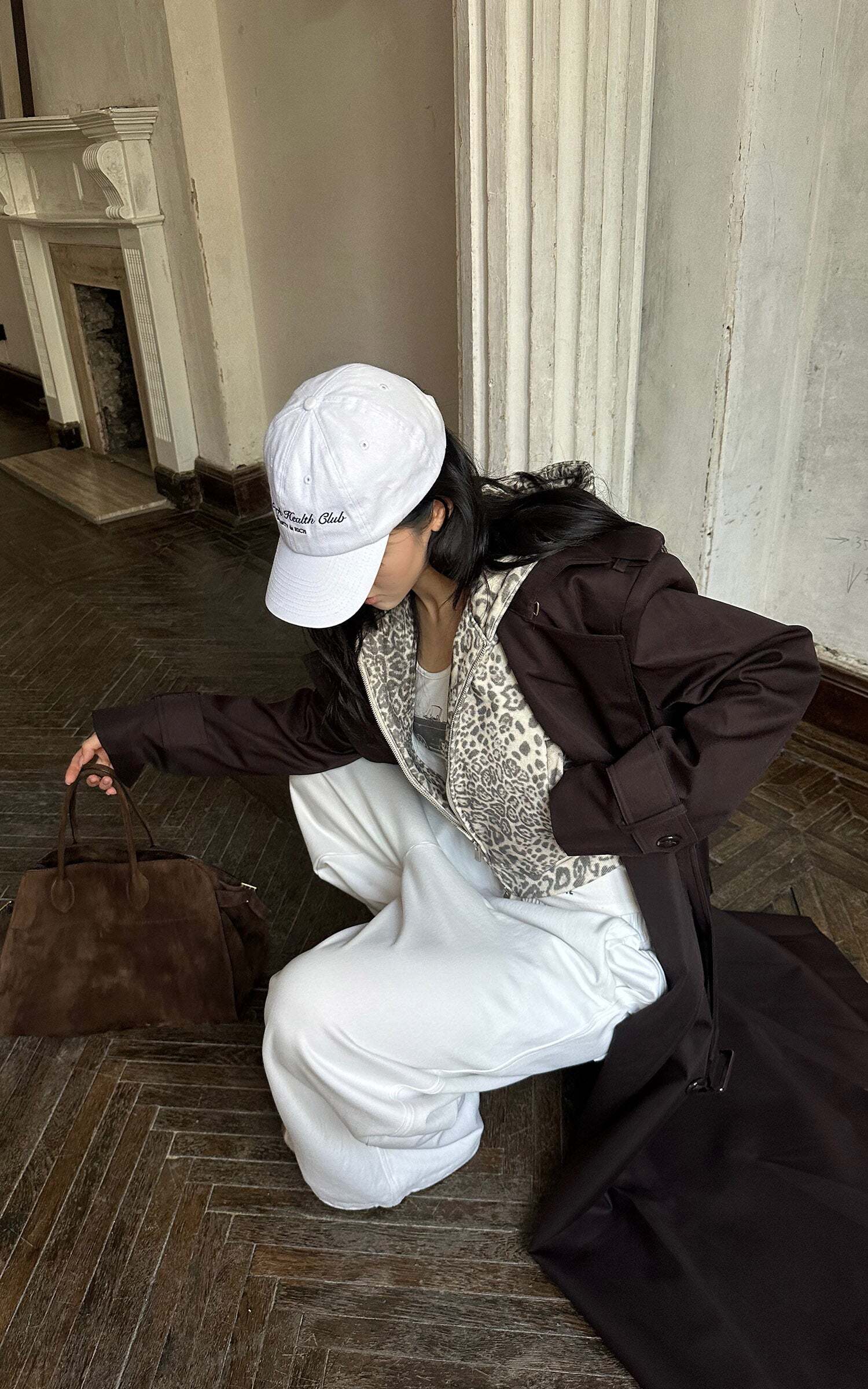 ROVENTE Belted Double-Breasted Trench Coat ROVENTE Belted Double-Breasted Trench Coat