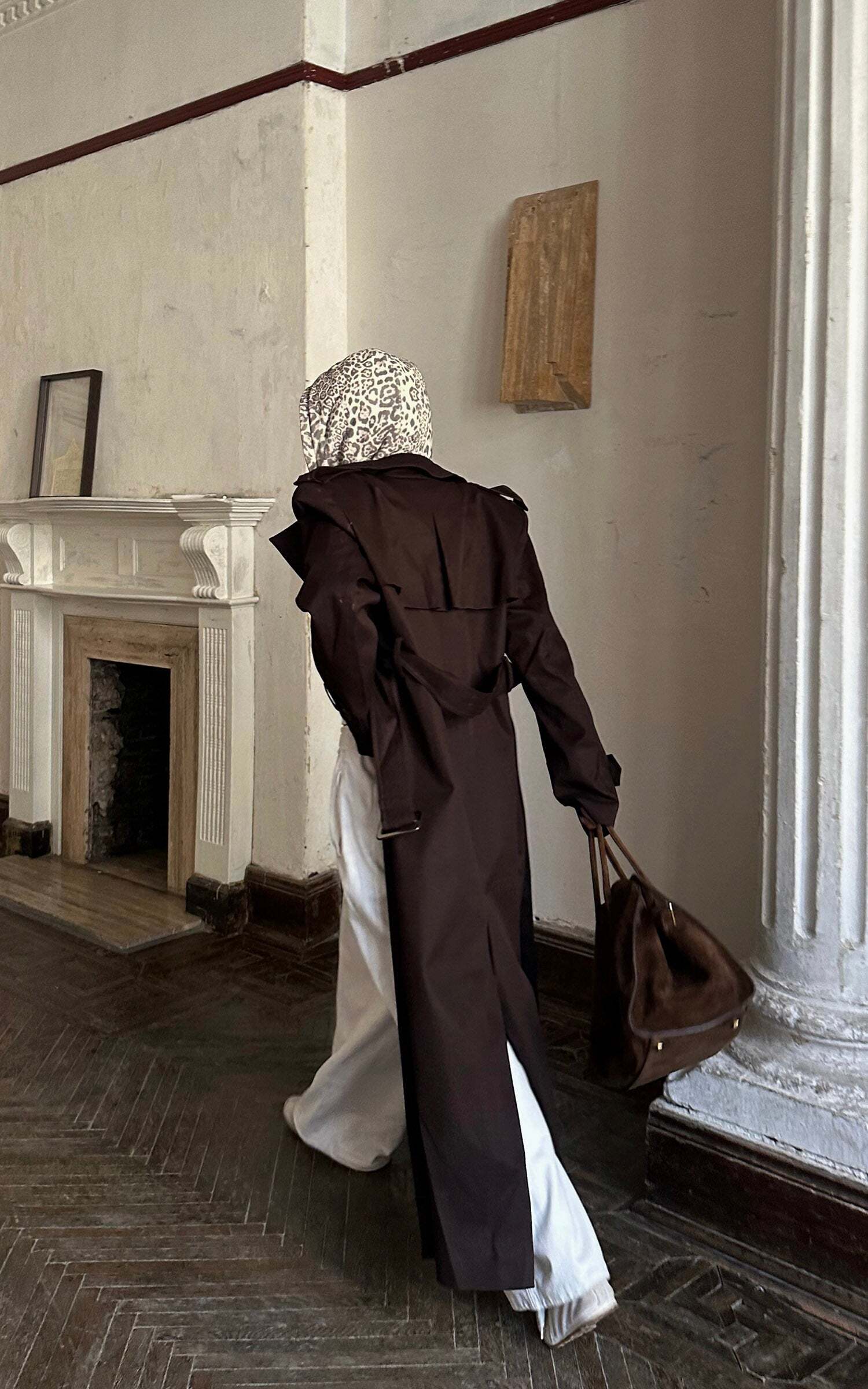 ROVENTE Belted Double-Breasted Trench Coat ROVENTE Belted Double-Breasted Trench Coat