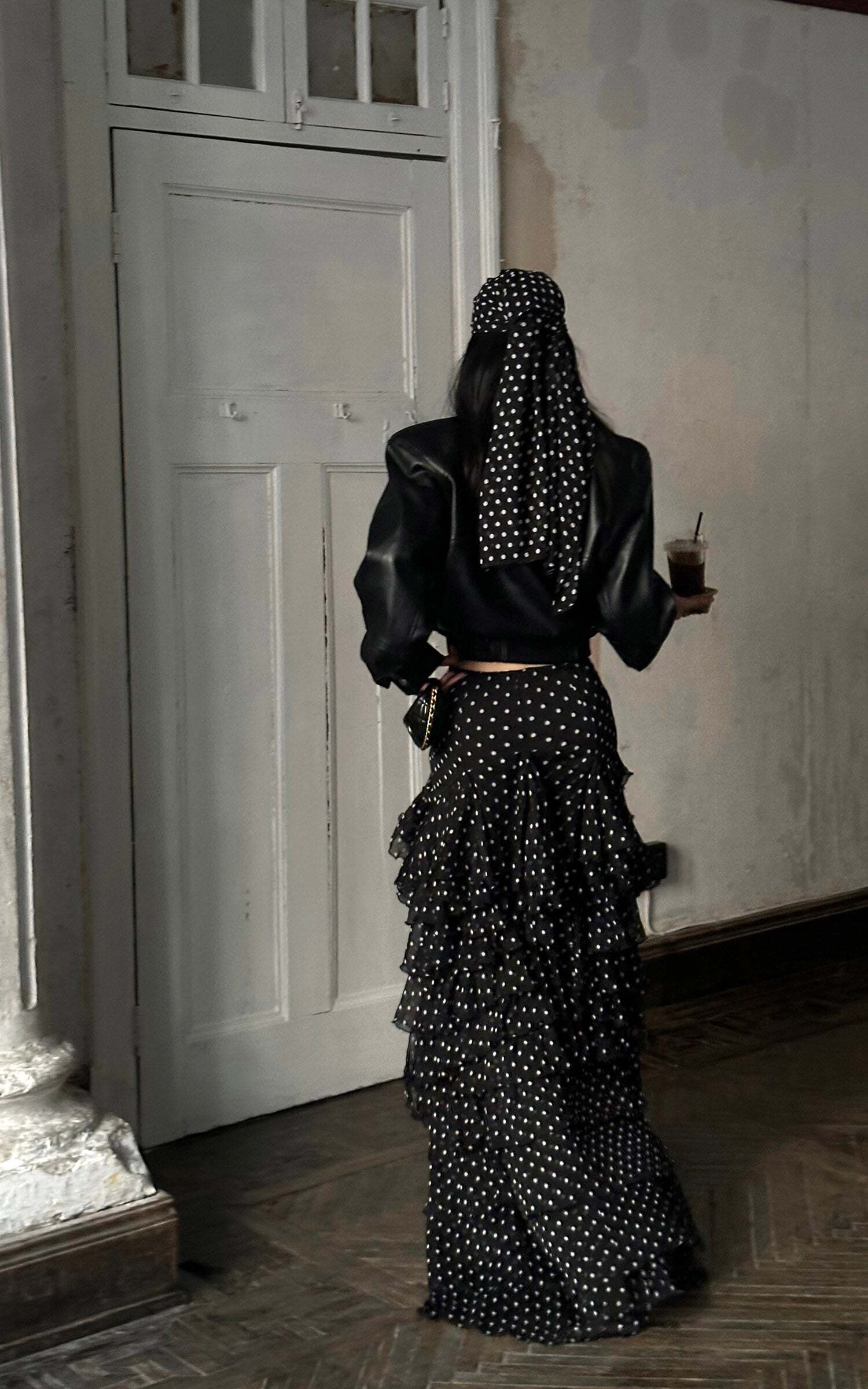 ROVENTE Black Cropped Leather Jacket ROVENTE Black Cropped Leather Jacket