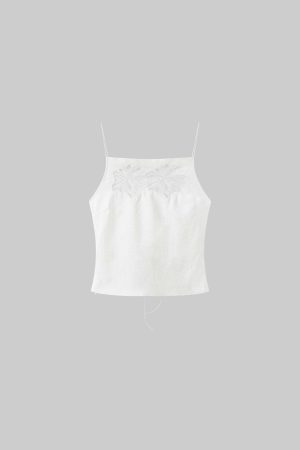 ROVENTE Bloom Whisper Embroidered Camisole