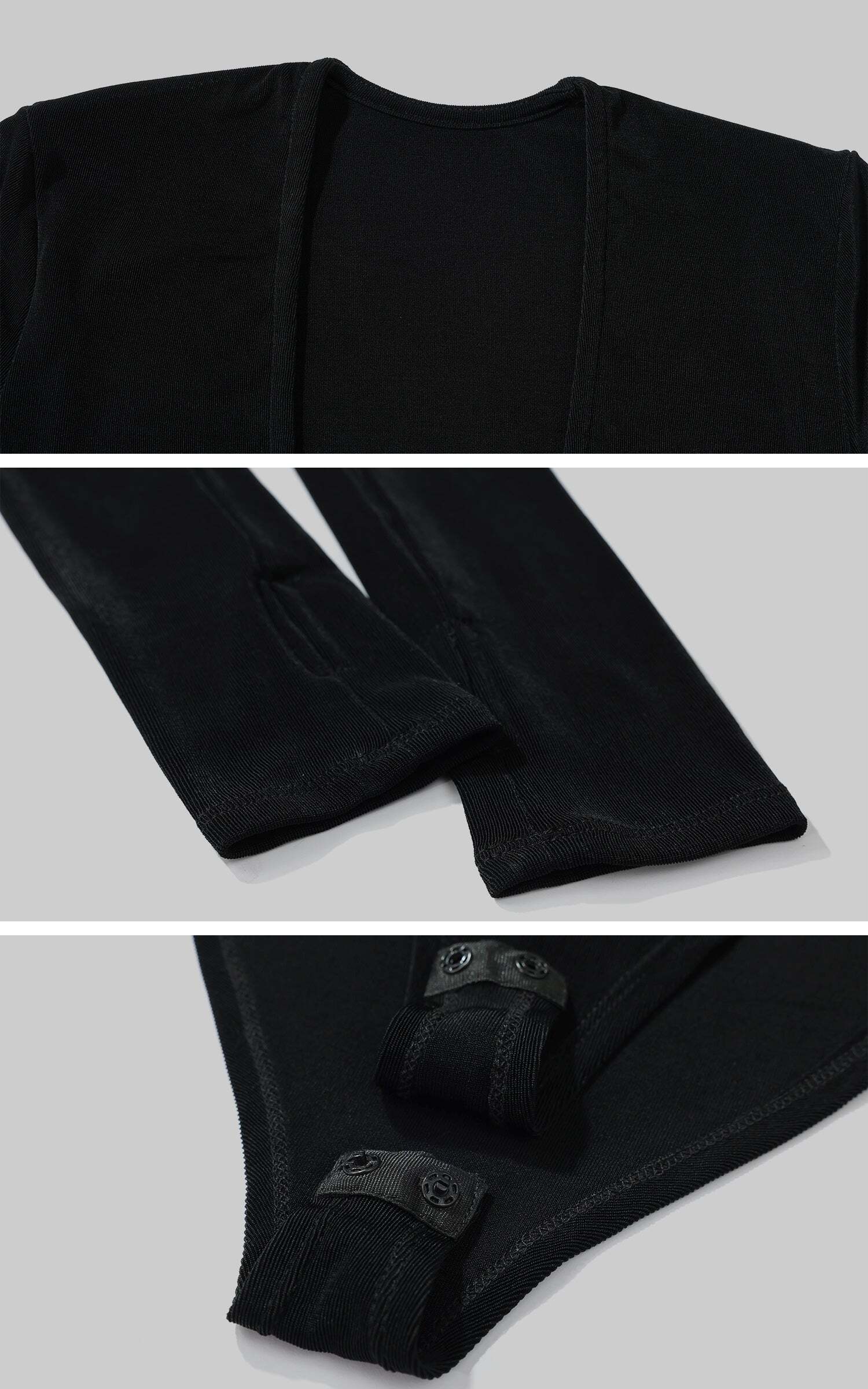 ROVENTE Deep V Cutout Bodysuit with Lace Bra Detail ROVENTE Deep V Cutout Bodysuit with Lace Bra Detail