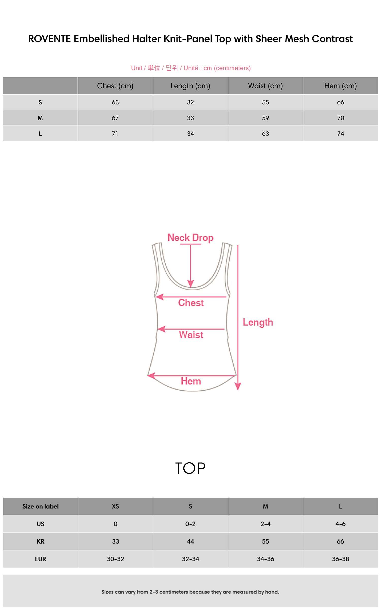 ROVENTE Embellished Halter Knit-Panel Top with Sheer Mesh Contrast ROVENTE Embellished Halter Knit-Panel Top with Sheer Mesh Contrast