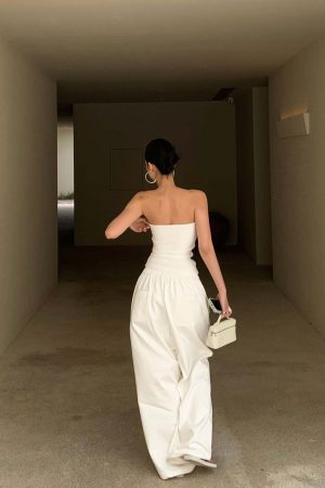 ROVENTE Embellished Strapless Knit Top