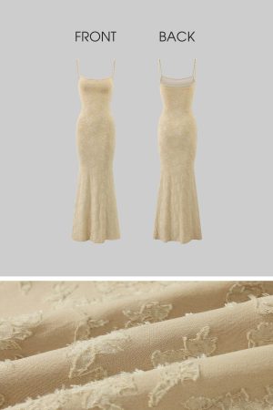 ROVENTE Floral Lace Sculpted Slip Maxi Dress