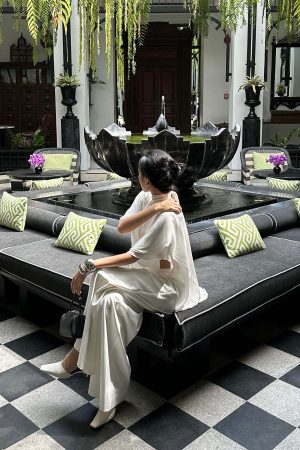 ROVENTE High-Waisted Wide-Leg Pants