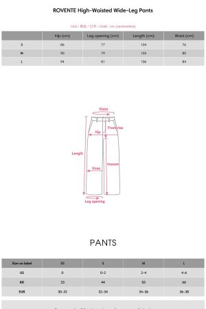 ROVENTE High-Waisted Wide-Leg Pants