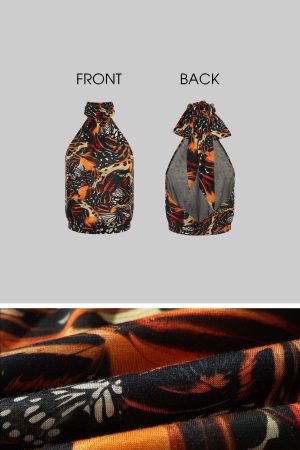 ROVENTE Inferno Wings Backless Tie Halter