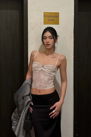 ROVENTE Lace Sheer Camisole