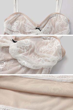 ROVENTE Lace Sheer Camisole