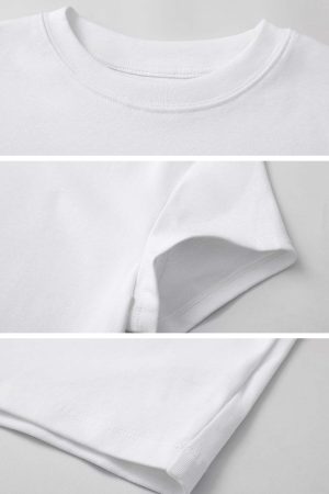 ROVENTE Micro Ribbed Cropped Tee