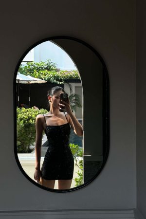 ROVENTE Midnight Glimmer Sequin Dress