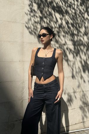 ROVENTE Sculpted Balloon Denim Trousers