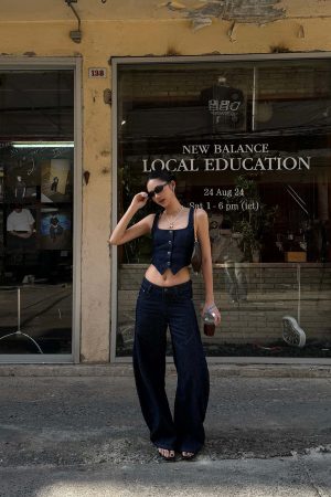 ROVENTE Sculpted Balloon Denim Trousers