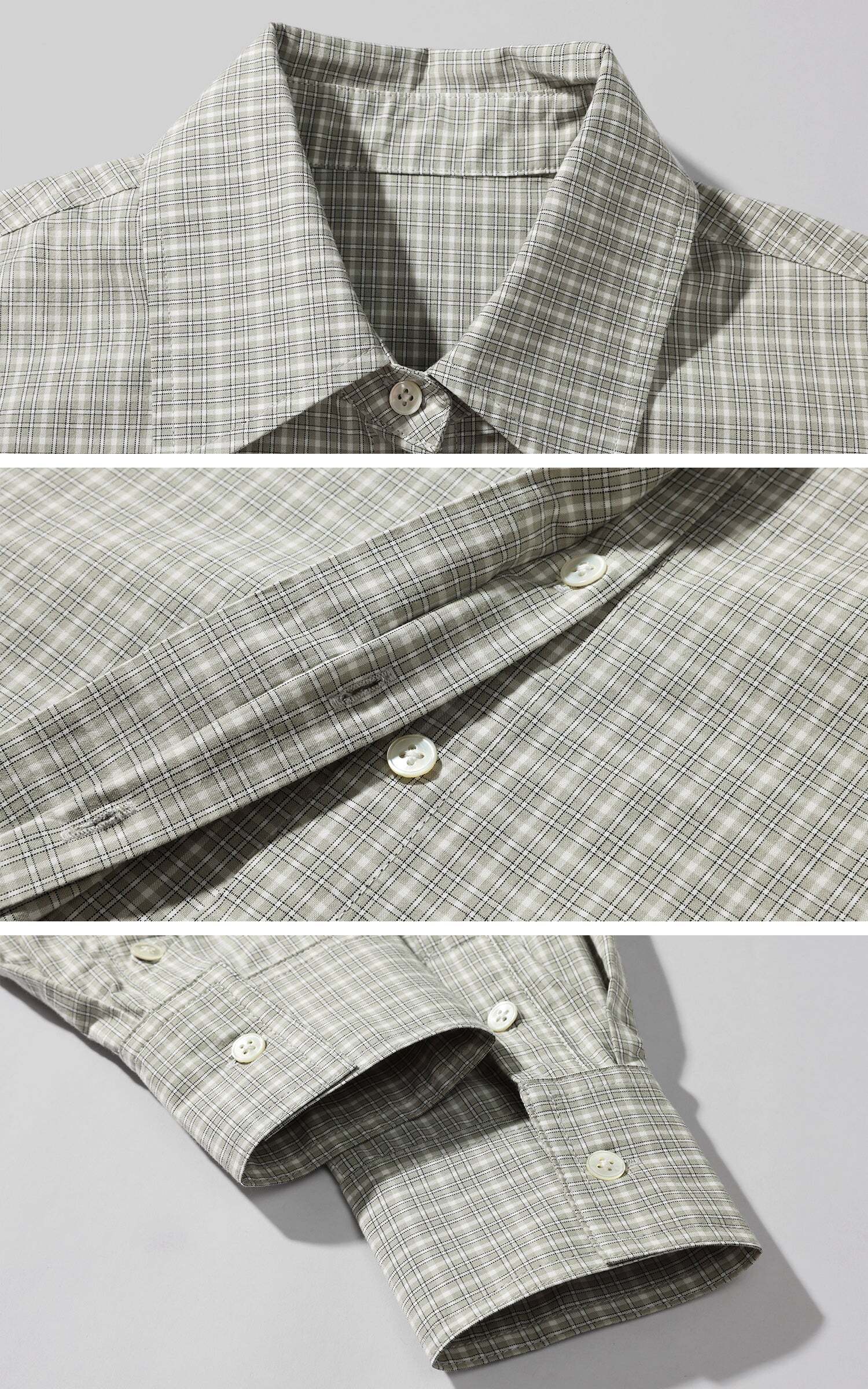 ROVENTE Sculpted Waist Plaid Shirt with Sharp Collar and Cinched Silhouette ROVENTE Sculpted Waist Plaid Shirt with Sharp Collar and Cinched Silhouette