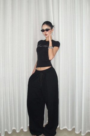 ROVENTE Soft-Fleece Wide-Leg Sweatpants
