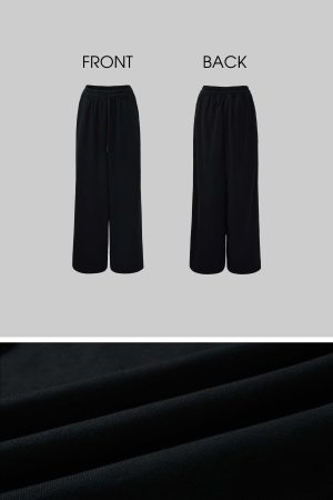 ROVENTE Soft-Fleece Wide-Leg Sweatpants