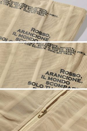 ROVENTE Strapless Mesh Corset Top