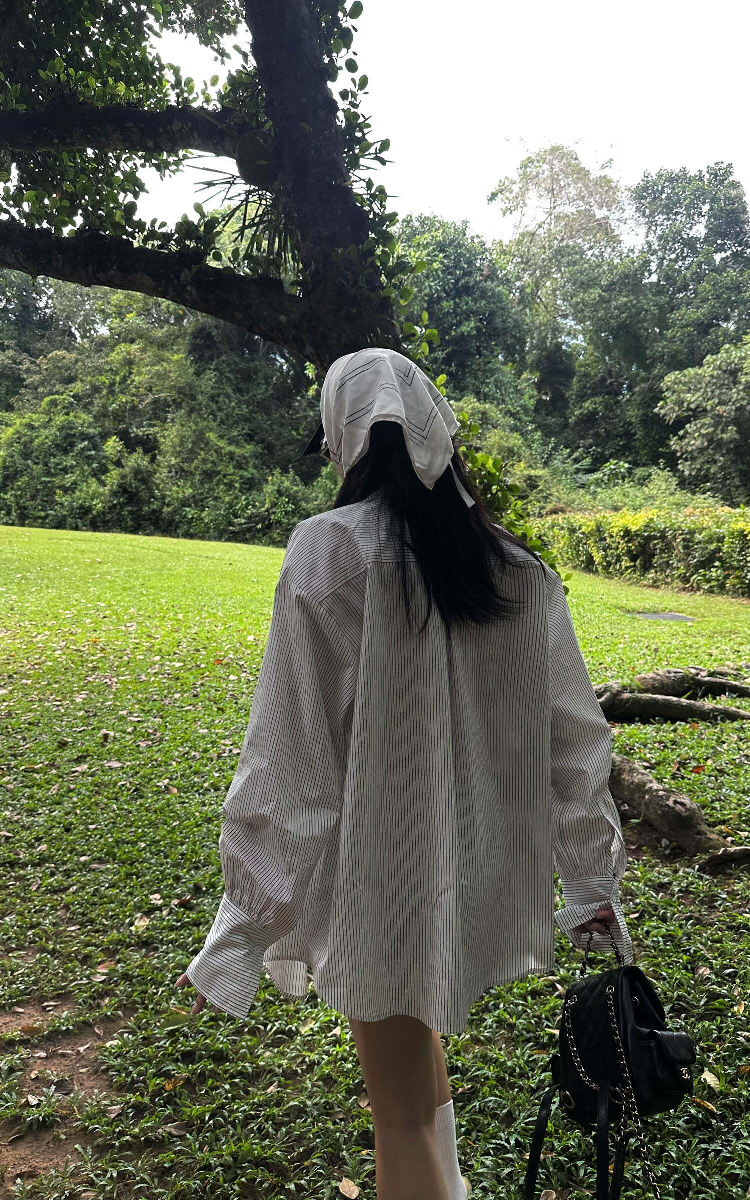 ROVENTE Striped Cotton Three-Piece Lounge Set ROVENTE Striped Cotton Three-Piece Lounge Set