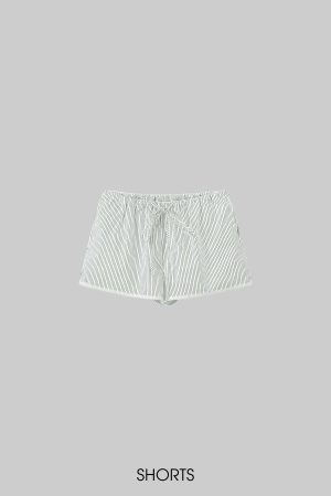 ROVENTE Striped Cotton Three-Piece Lounge Set