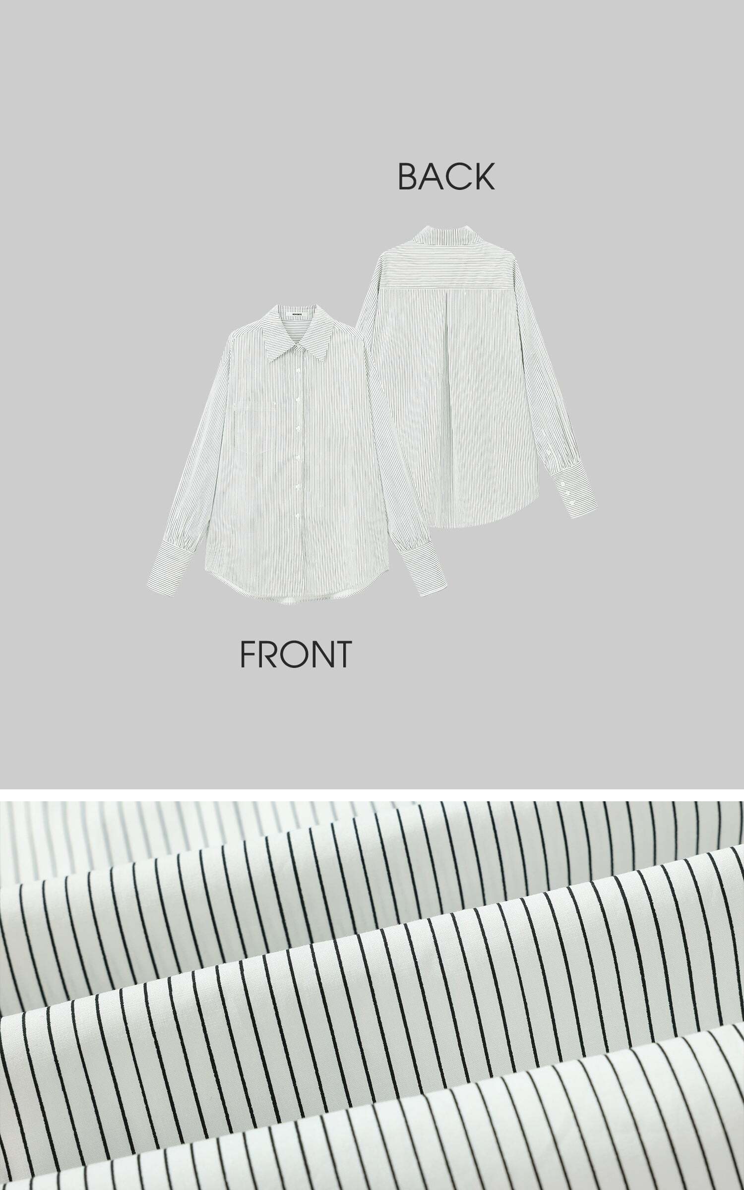 ROVENTE Striped Cotton Three-Piece Lounge Set ROVENTE Striped Cotton Three-Piece Lounge Set