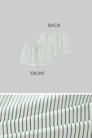 ROVENTE Striped Cotton Three-Piece Lounge Set