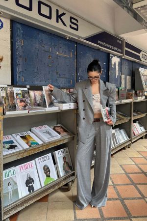 ROVENTE Structured Oversized Blazer & Tailored Pants Set