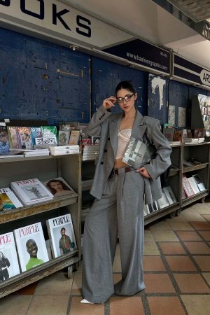 ROVENTE Structured Oversized Blazer & Tailored Pants Set